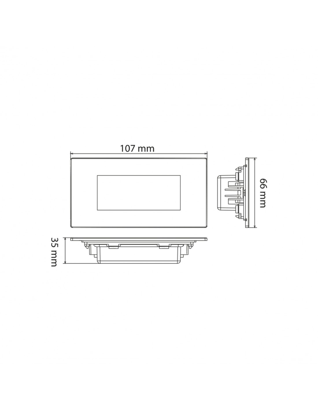 Lampada di emergenza Led da incasso x scatola 503 4000K